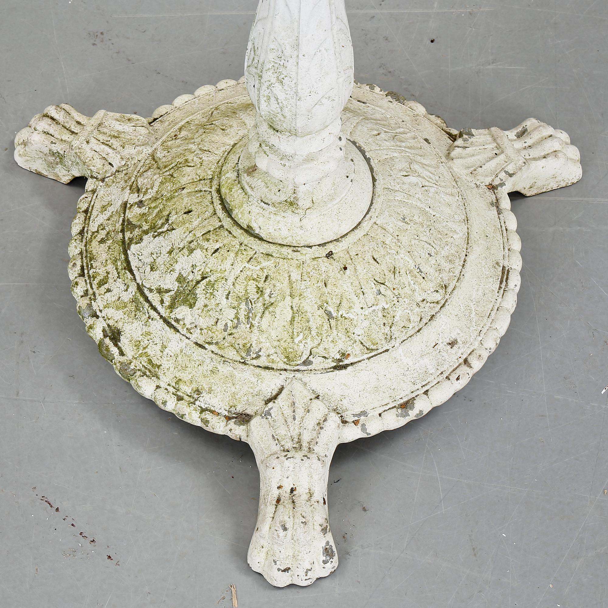 TRÄDGÅRDSBORD, 1900-talets andra hälft.