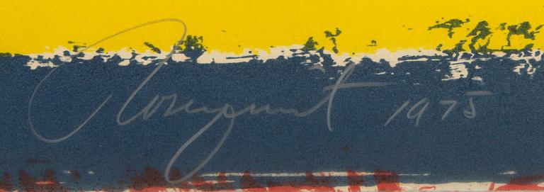 James Rosenquist, lithograph in colors signed dated and numbered 1975 84/100.