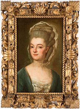 OKÄND KONSTNÄR, olja på duk, ej signerad, 1700-tal.