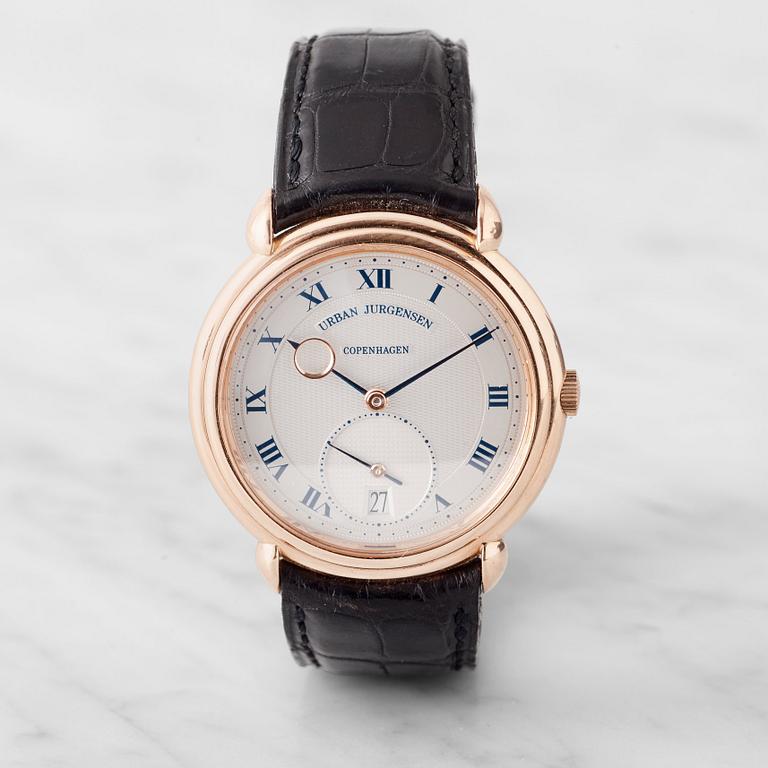 URBAN JÜRGENSEN, Copenhagen, Reference 8, armbandsur, 37 mm,