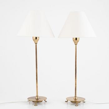 Josef Frank, bordslampor, ett par, modell 2552, Firma Svenskt Tenn.