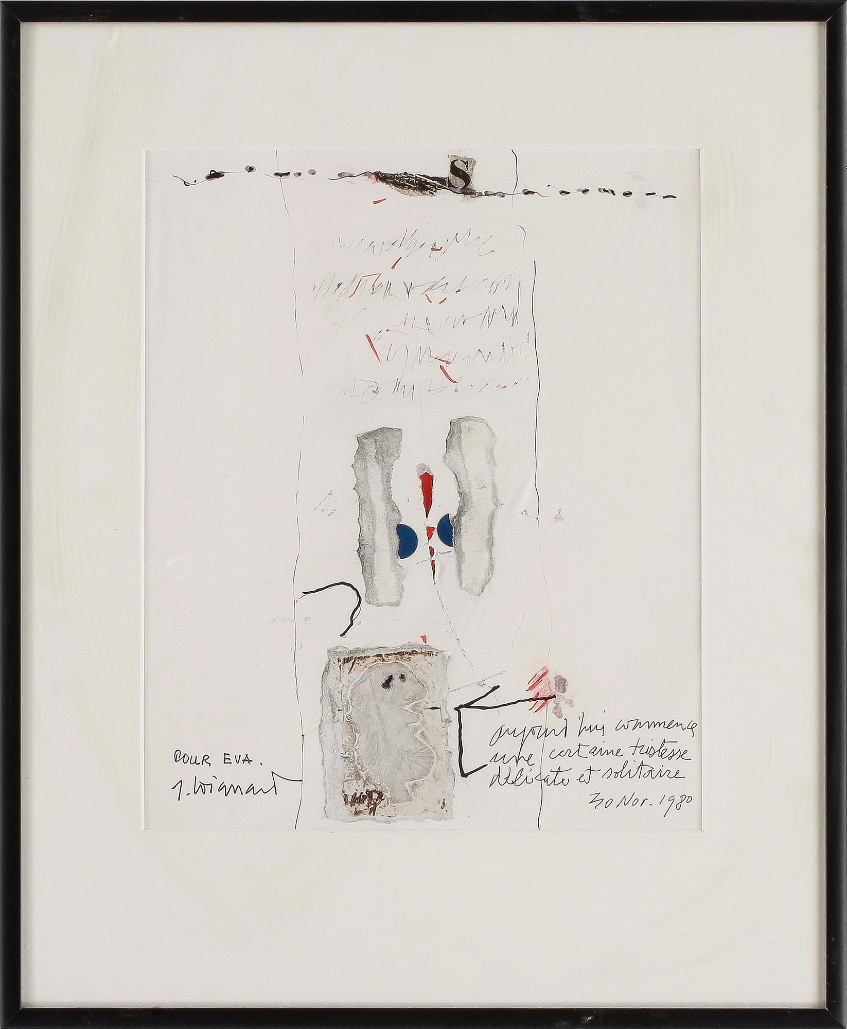 JAMES COIGNARD, blandteknik, signerad, daterad 30 nov 1980.