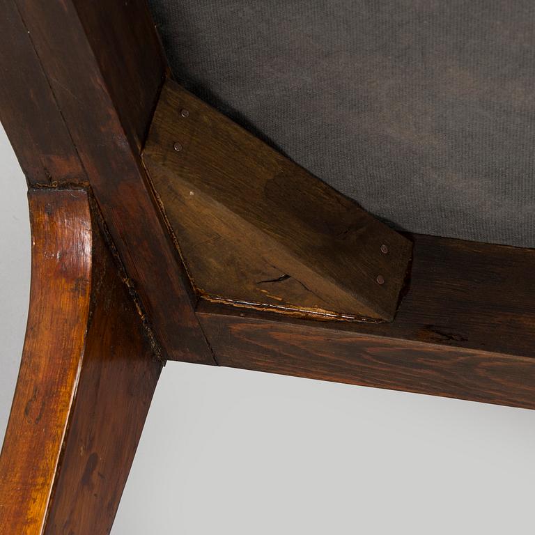 Nojatuolipari, Biedermeier, 1820-40-luku.