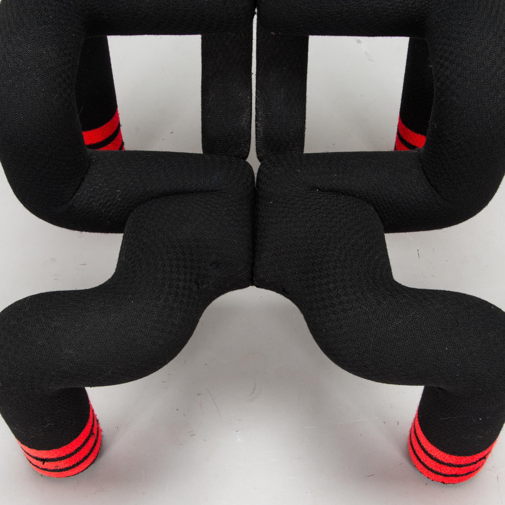 Terje Ekstrøm, a 1980s 'Ekstrem' lounge chair, for Stokke Fabrikker, Norway.