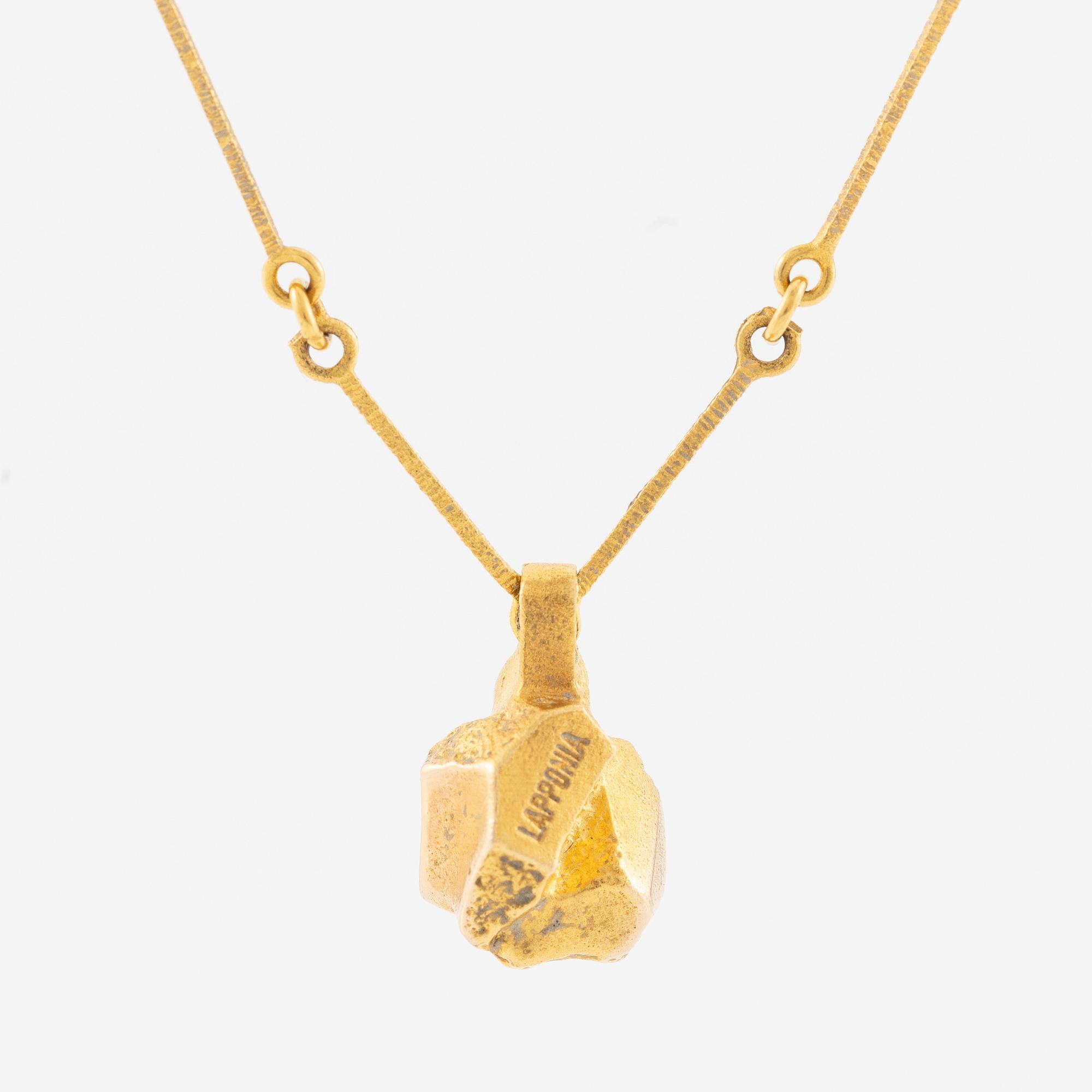 Necklace, Lapponia. 14K gold.