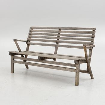 Carl Malmsten, garden furniture, 4 pieces, "Bergshamra", Igelstaverken, Södertälje.