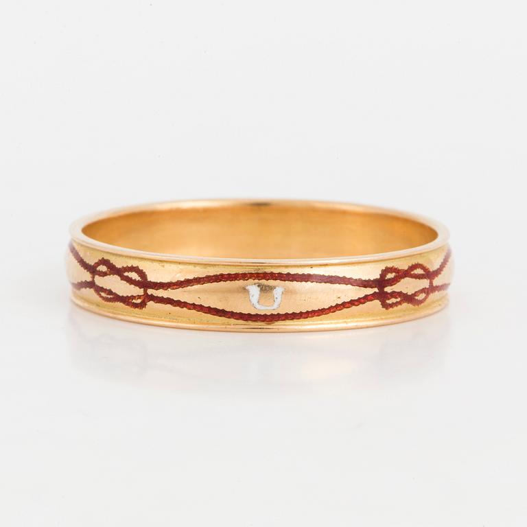 RING, Tempelriddareorden, 18K guld.