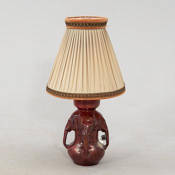 Hermann August Kähler, table lamp Denmark, first half of the 20th century.