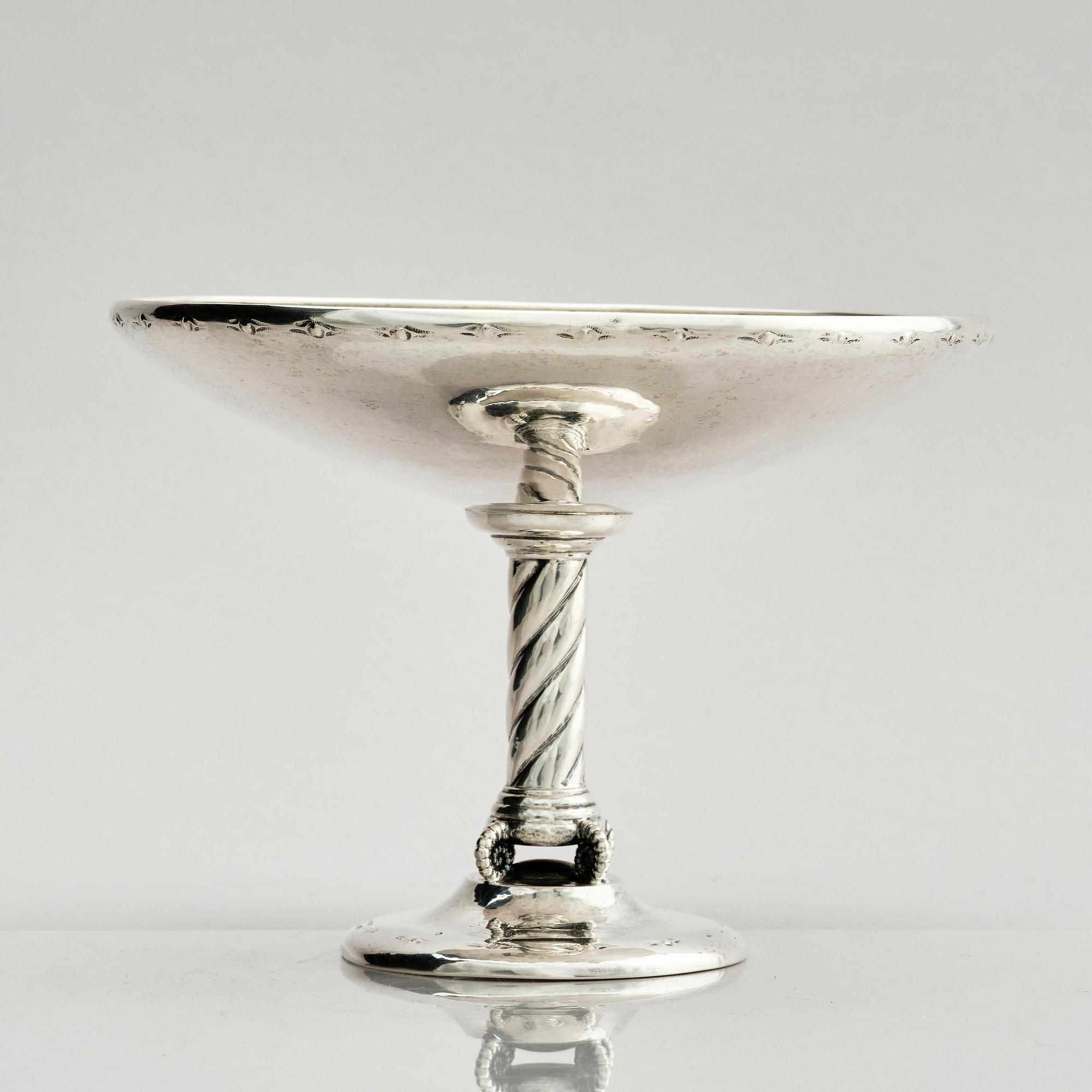 W.A. Bolin, a silver bowl, Stockholm, Sweden 1923.