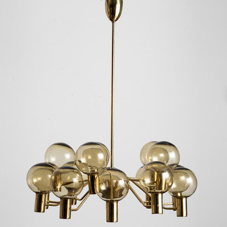 Hans-Agne Jakobsson, a 'Patricia' ceiling lamp, T 372/15, Markaryd, late 20th Century.