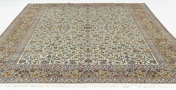 Carpet. Keshan, semi antique, 403 x 295 cm.