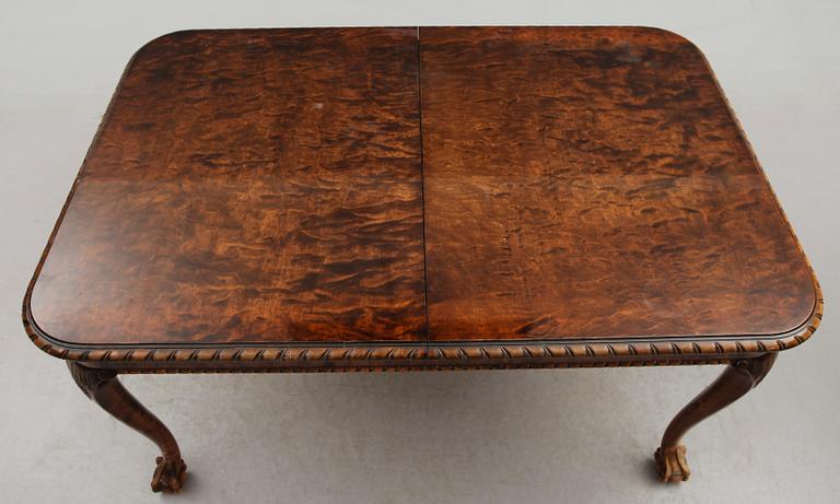 MATGRUPP, 7 delar, Chippendalestil, 1900-talets första hälft.