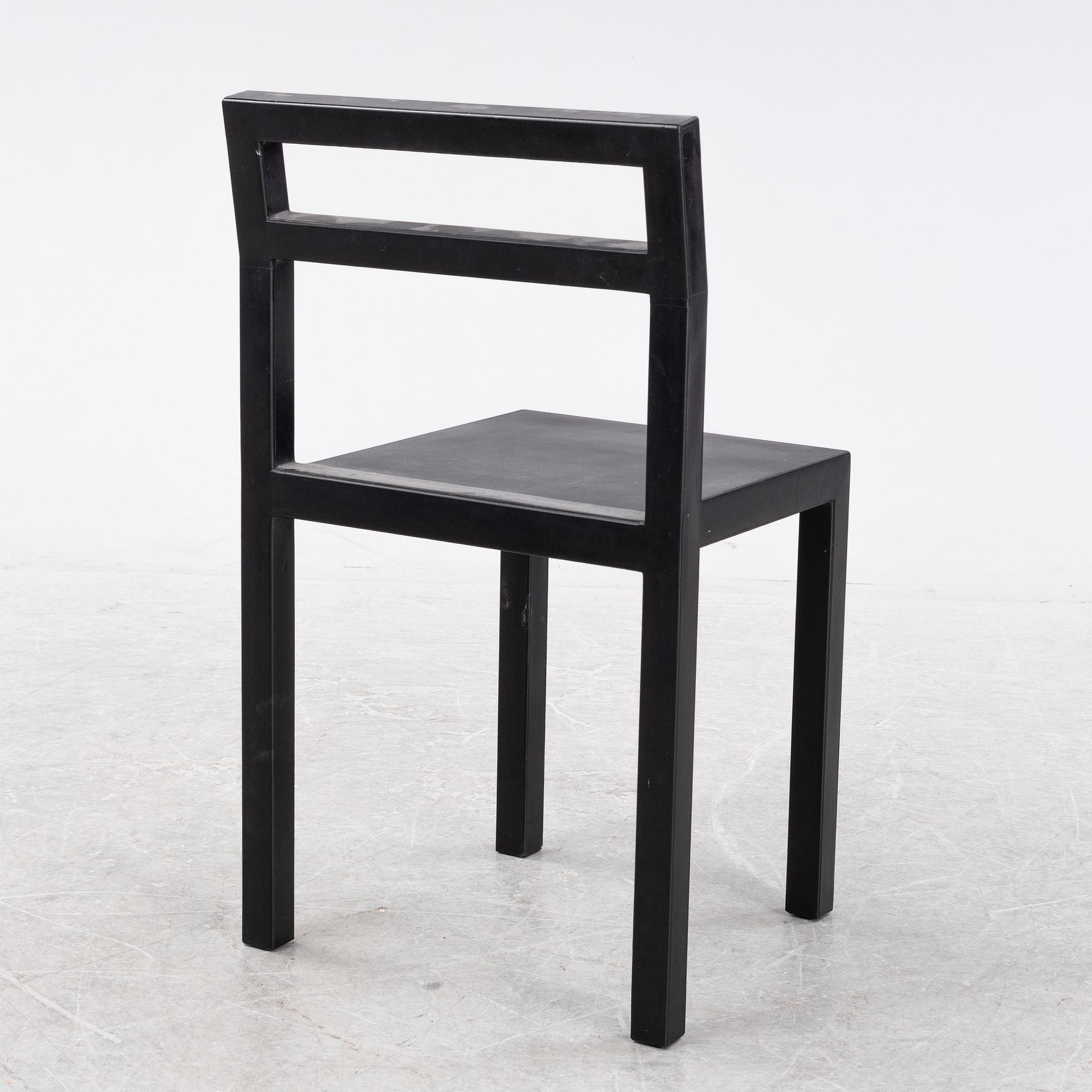 Boris Berlin/Poul Christiansen, 6 chairs, "Non", Komplot design, Källemo, 2000's.