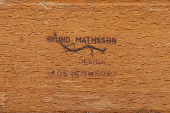 FÅTÖLJER, ett par, "Eva", Bruno Mathsson. 1900-talets andra hälft.