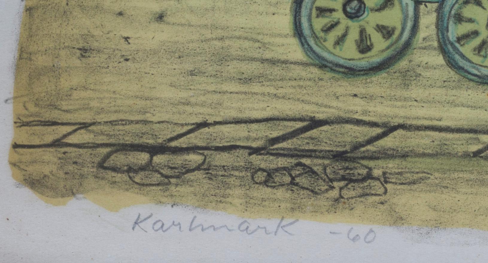 GERHARD KARLMARK, färglitografi, signerad och daterad -60.