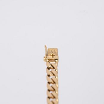 Bracelet, 14K gold with opals.