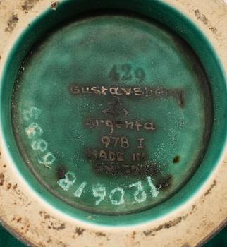 VAS, stengods, "Argenta", Wilhelm Kåge, Gustavsberg.