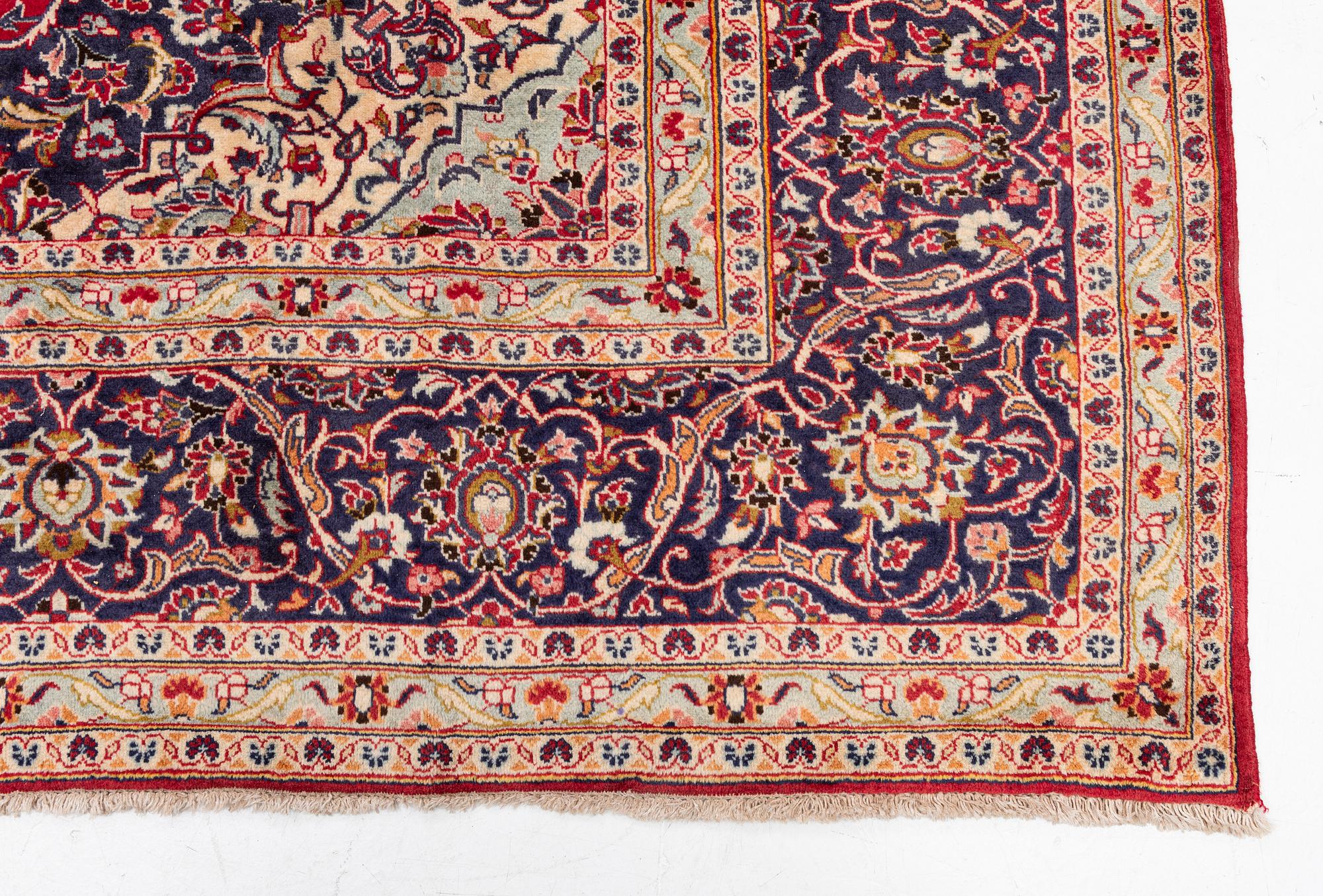 Carpet, Keshan, approx. 400 x 300 cm.
