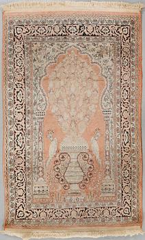 A Kashmir rug, old, 120 x 80 cm.