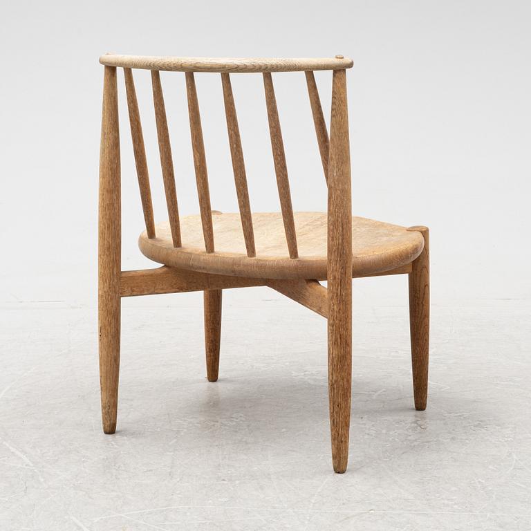 Bendt Winge, an oak 'Fireplace chair' Aase Möbler, Norway, 1950's.