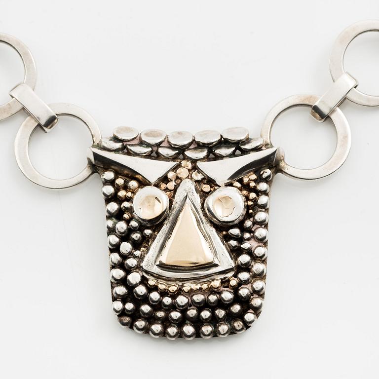 Sven-Erik Högberg, a necklace, sterling silver, Gothenburg 1961.