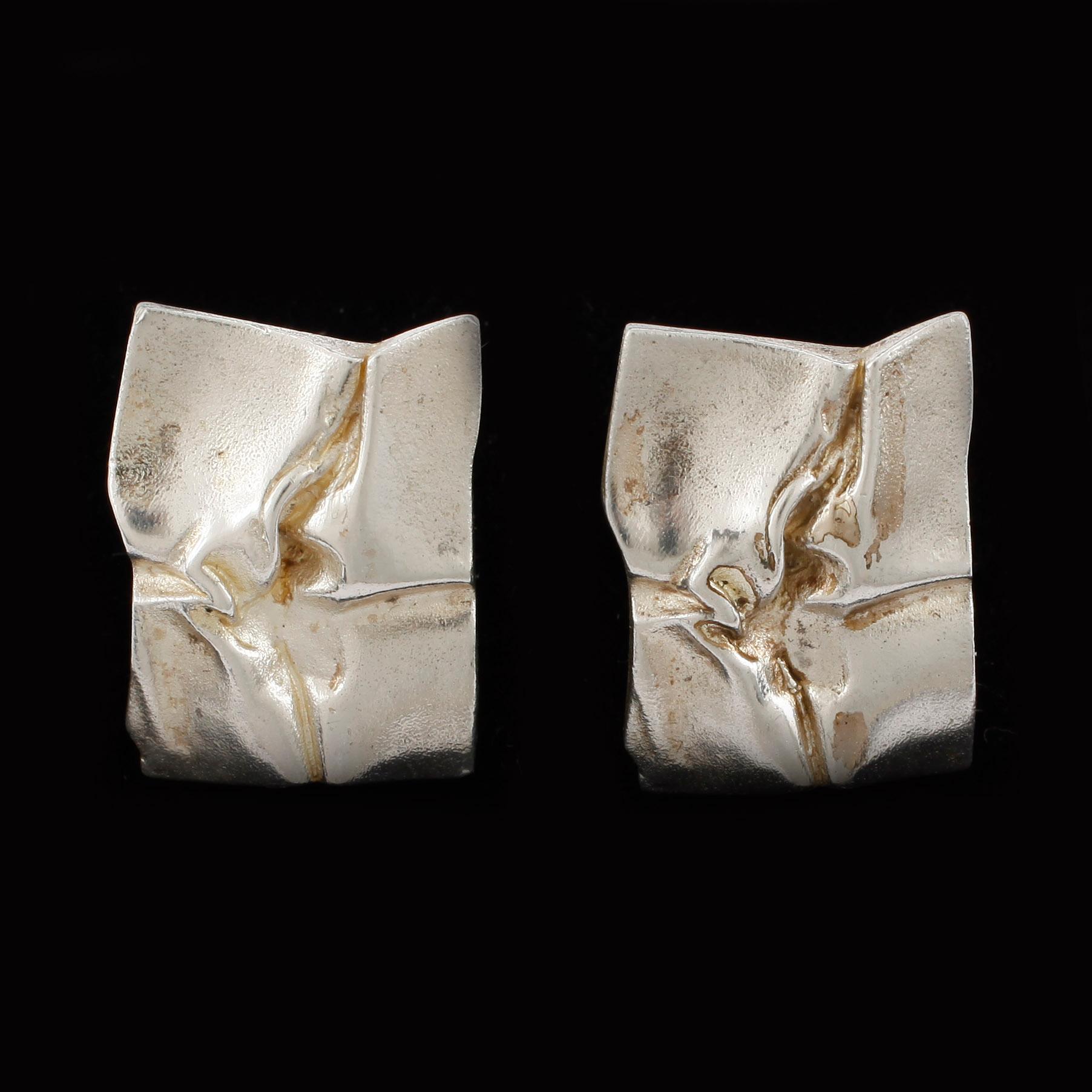 MANSCHETTKNAPPAR, ett par, sterlingsilver, Björn Weckström, Lapponia, 1976. Vikt ca23,6g.