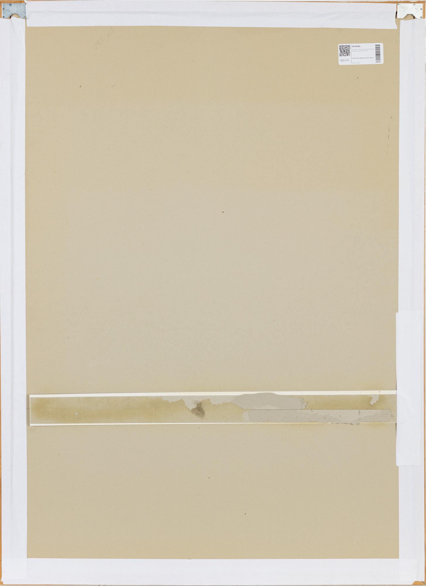 Jim Dine, etching with hand-coloring, 1974-76, signed 10/30.