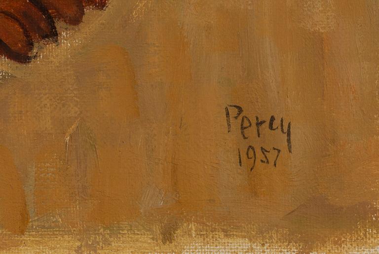 Arthur Percy, oil on canvas, signed and dated 1957.