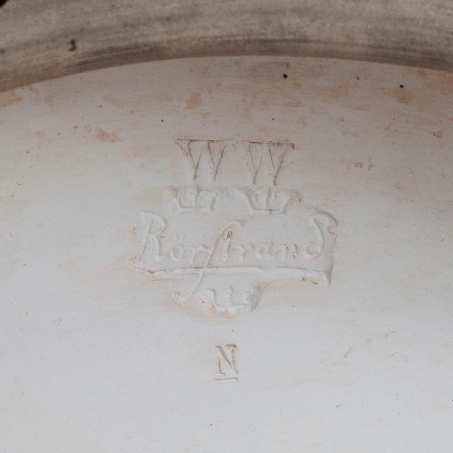 PIEDESTAL, majolika, Rörstrand, 1800/1900-tal.