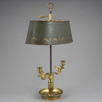 BOUILOTTE LAMPA, empire stil, 1800-tal.