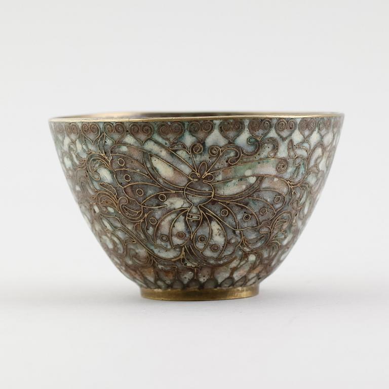 SKÅL, emaljarbete, sannolikt Europa, 1900-tal.