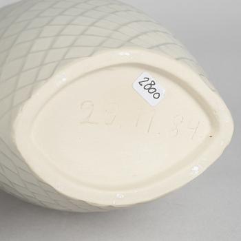 Stig Lindberg, vaser, 2 st, "Fjäll", stengods, prototyper, Gustavsbergs Studio ca 1960.