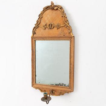 Spegellampetter, ett par, England, 1700-tal.