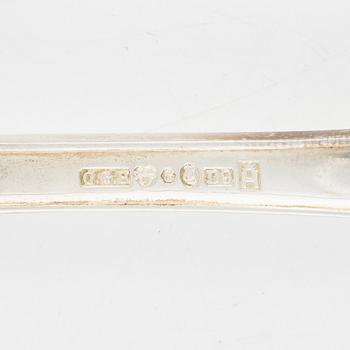 An 87-piece silver cutlery, model 'Prins Albert', CG Hallberg, mid 20th century.