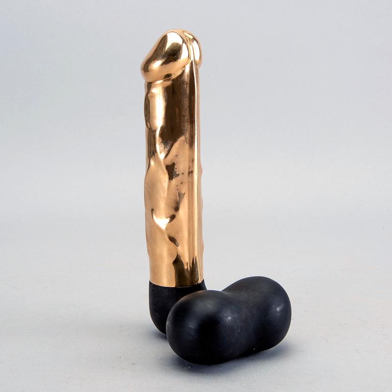 Skulptur, 18K guld, Malmö Guldsmed, Vikt 179g.