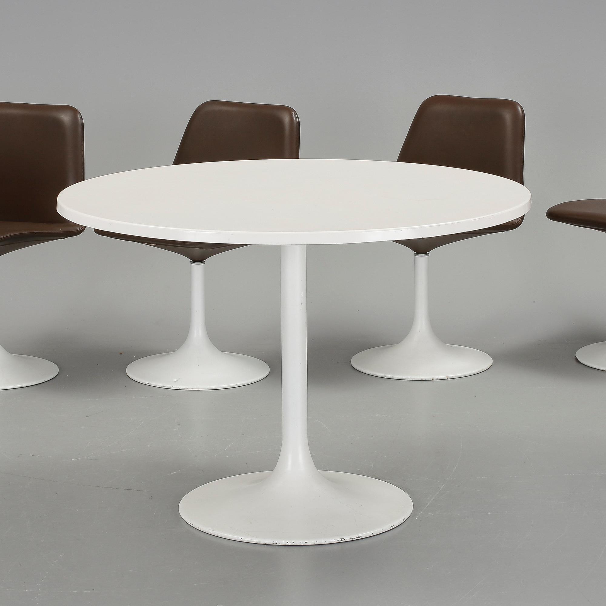 MATBORD OCH STOLAR, 6 ST. Bröderna Johansson, Markaryd 1960-tal.