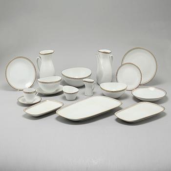 A set of porcelain tableware of 68 pcs, "Sparta" by Rörstrand, in production between 1958 and 1967.