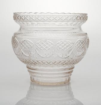 1068. SKÅL, glas, 1800-tal.