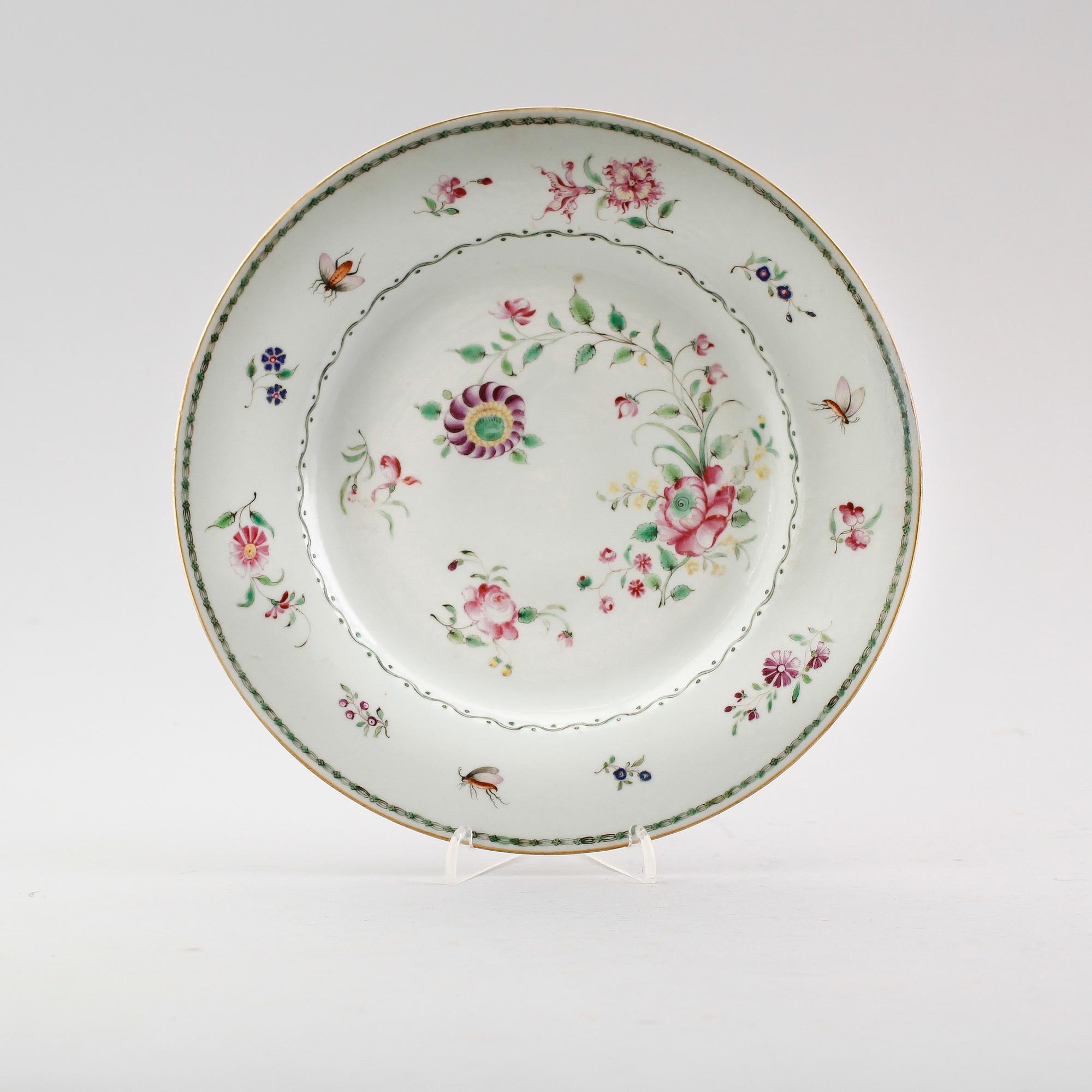 TALLRIK, porslin, Kina, 1700-/1800-tal.