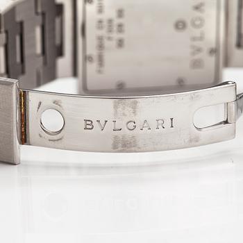 Bulgari, Quadrato, wristwatch, 29 x 29 mm.
