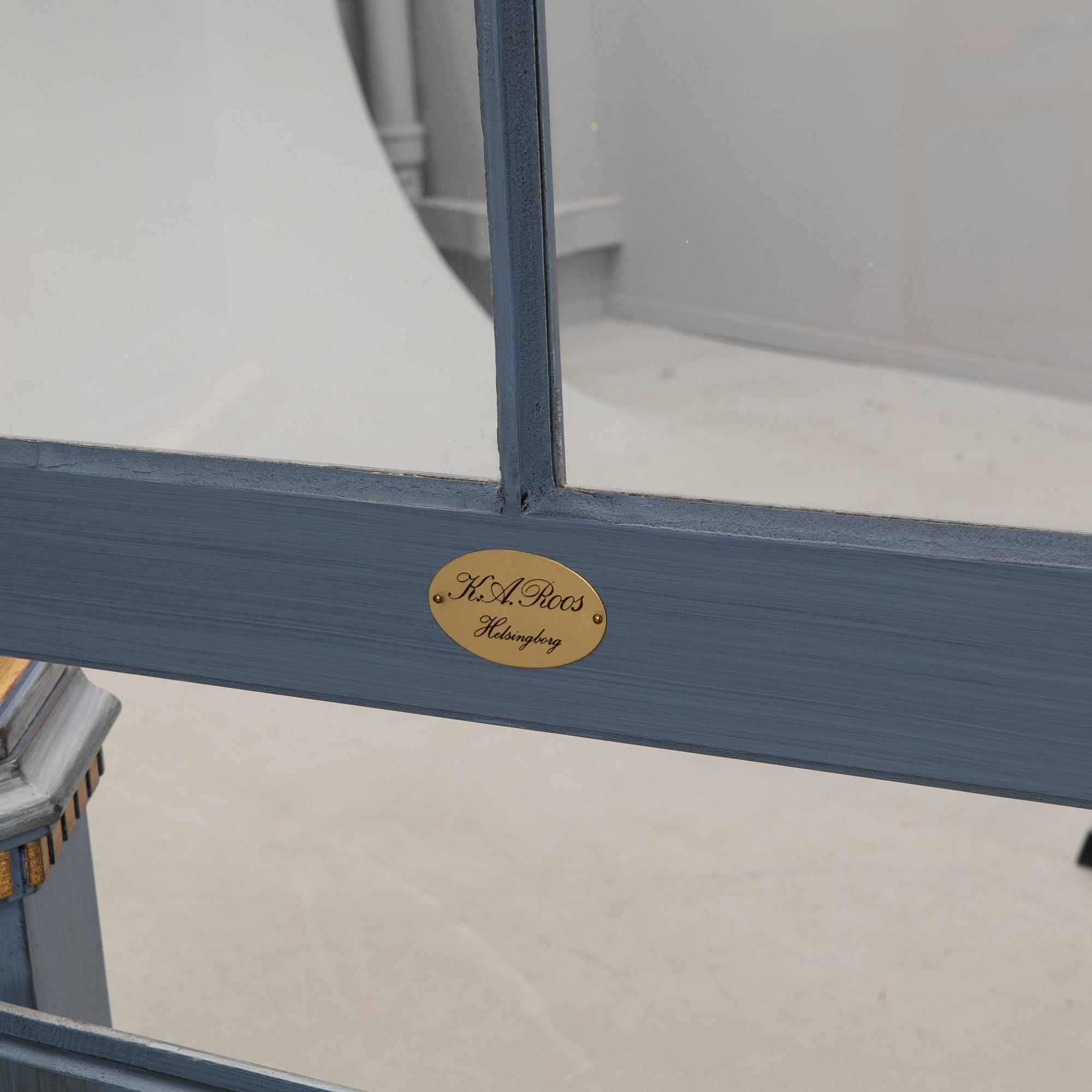 Corner cabinet, K.A. Roos, Helsingborg, second half of the 20th century.