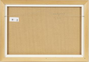 Lina Bjerneld, signerad och daterad -13 a tergo. Olja på pannå.