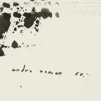 Endre Nemes, inkwash, signed and dated -60.