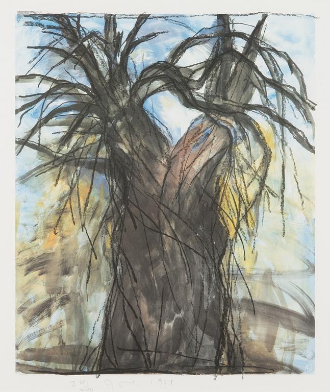 Jim Dine, offset, signerad och daterad 1985, numrerad 241/400.