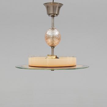 TAKLAMPA, art déco. Höjd ca 40 cm.