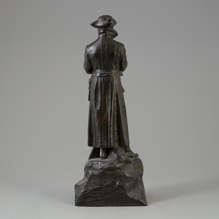 ALFRED OHLSON, SKULPTUR, brons, signerad.