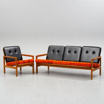 A 1960s sofa and easy chair.