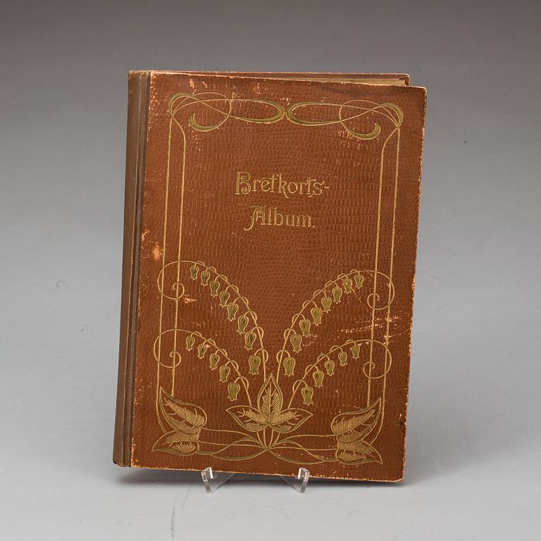 BREVKORTSALBUM,  1800/1900-TAL.