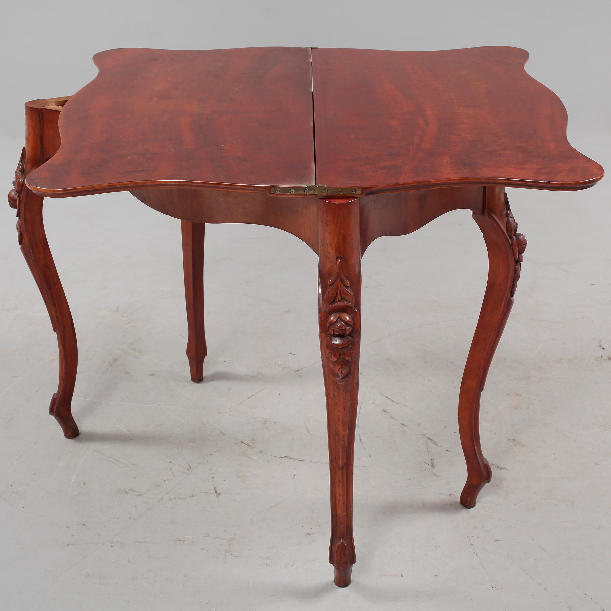 SPELBORD, nyrokoko, 1800-talets slut.