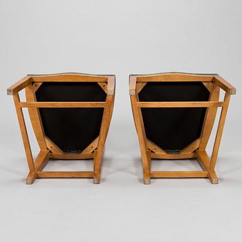 Eliel Saarinen, ruokapöytä ja tuoleja, 6 kpl, "Cranbrook", Adelta Oy, 1900-luvun loppu.